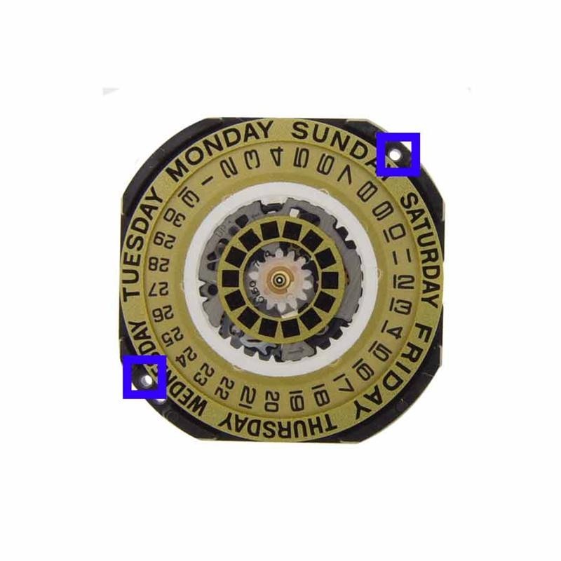 Original Hattori/Seiko/Epson VX44 VX44E, Date @3, Day @12, Japan Quartz Movement
