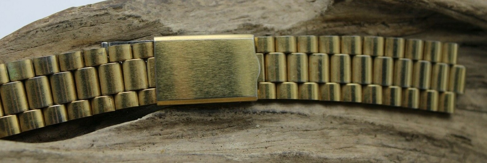 WESTCLOX 6.5″ VERMEIL STAINLESS STEEL WRIST WATCH BAND 19mm LUG END (O3Q)