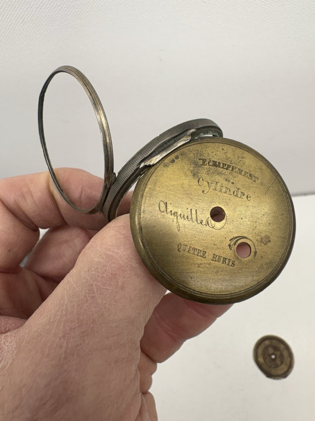 Antique Pocket Watch Parts Case Parts Dial