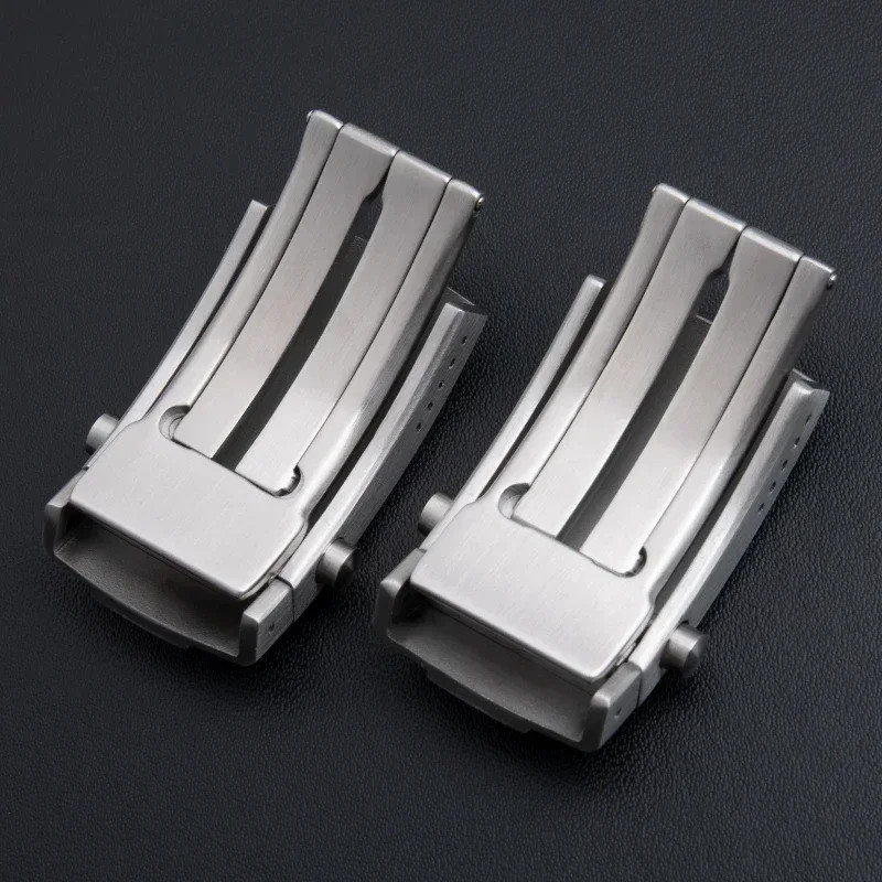 18 20mm Adjustbale SS Metal Fold Deployment Clasp For Breitling Strap Band