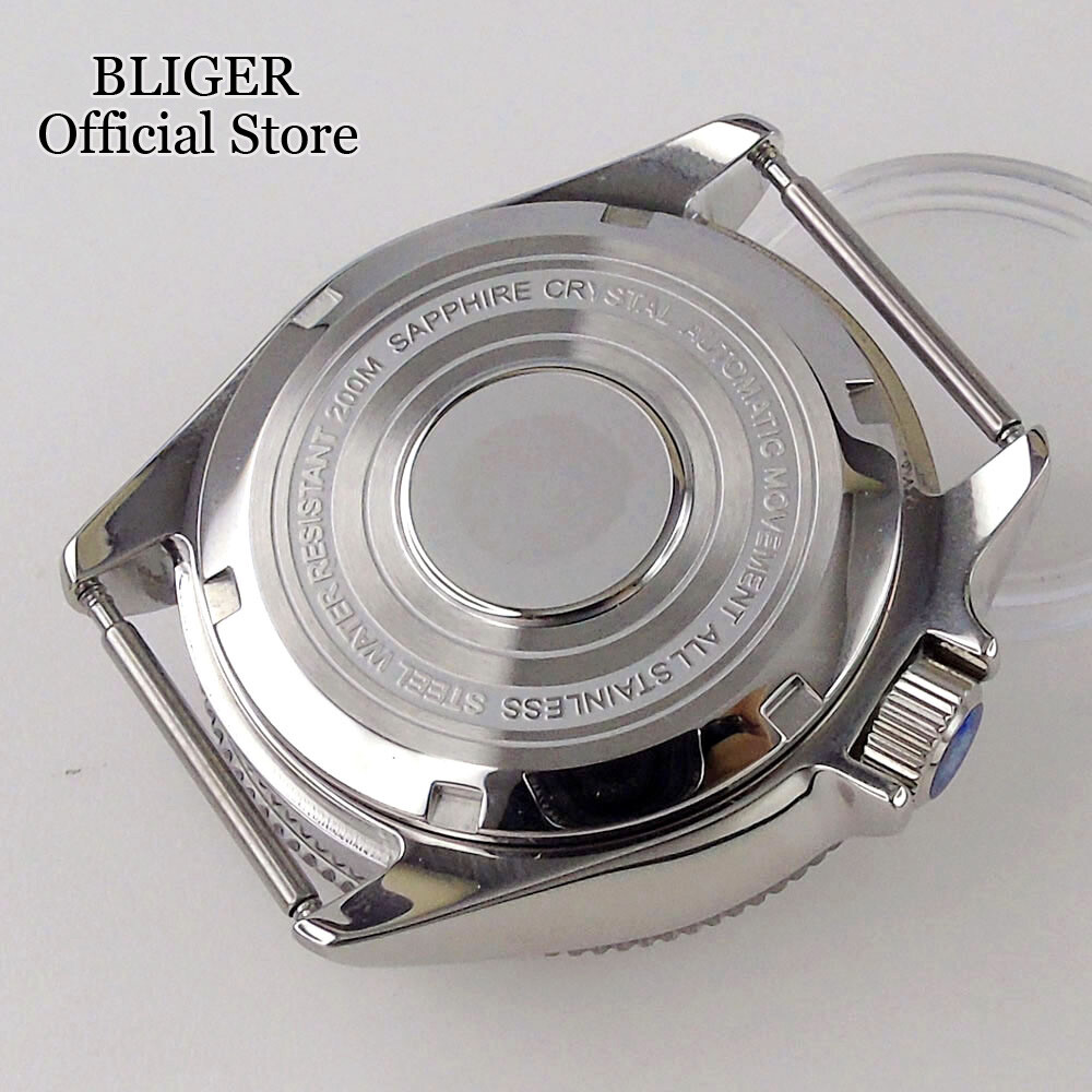 200M Waterproof 37mm Dive Watch Case Fit NH35 ETA 2824 PT5000 Sapphire 120 Click