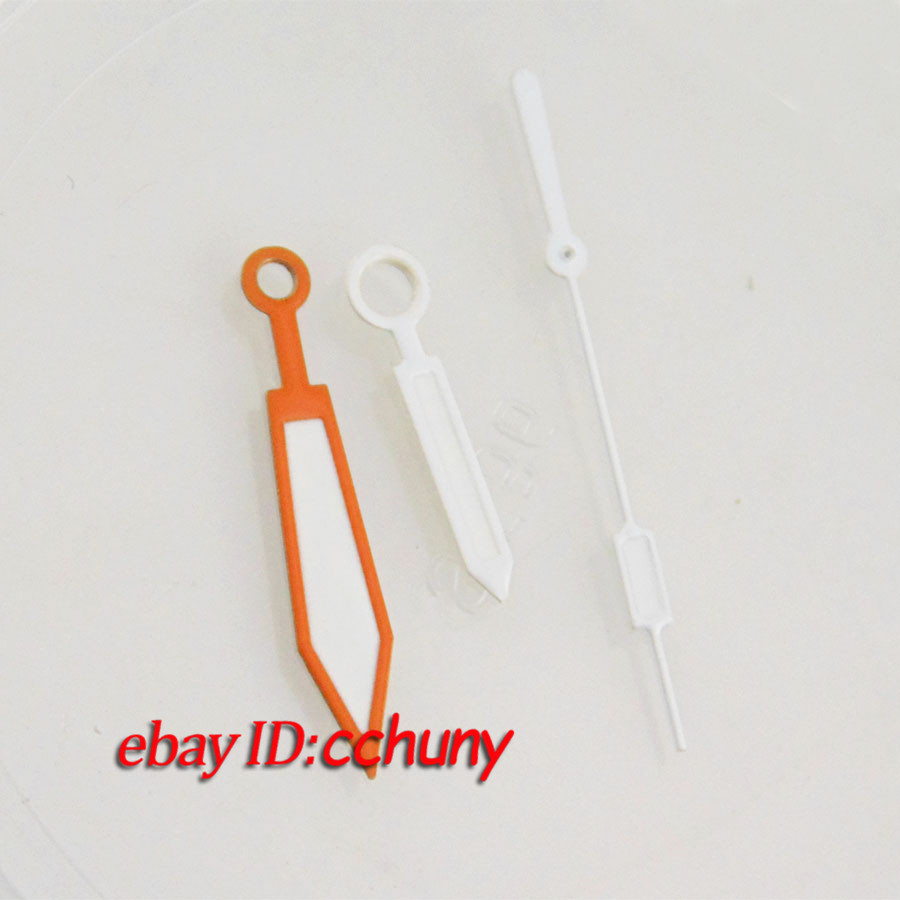 Watch Hands Luminous Orange watch hands Fit Miyota 8205 8215 821A Movement P596