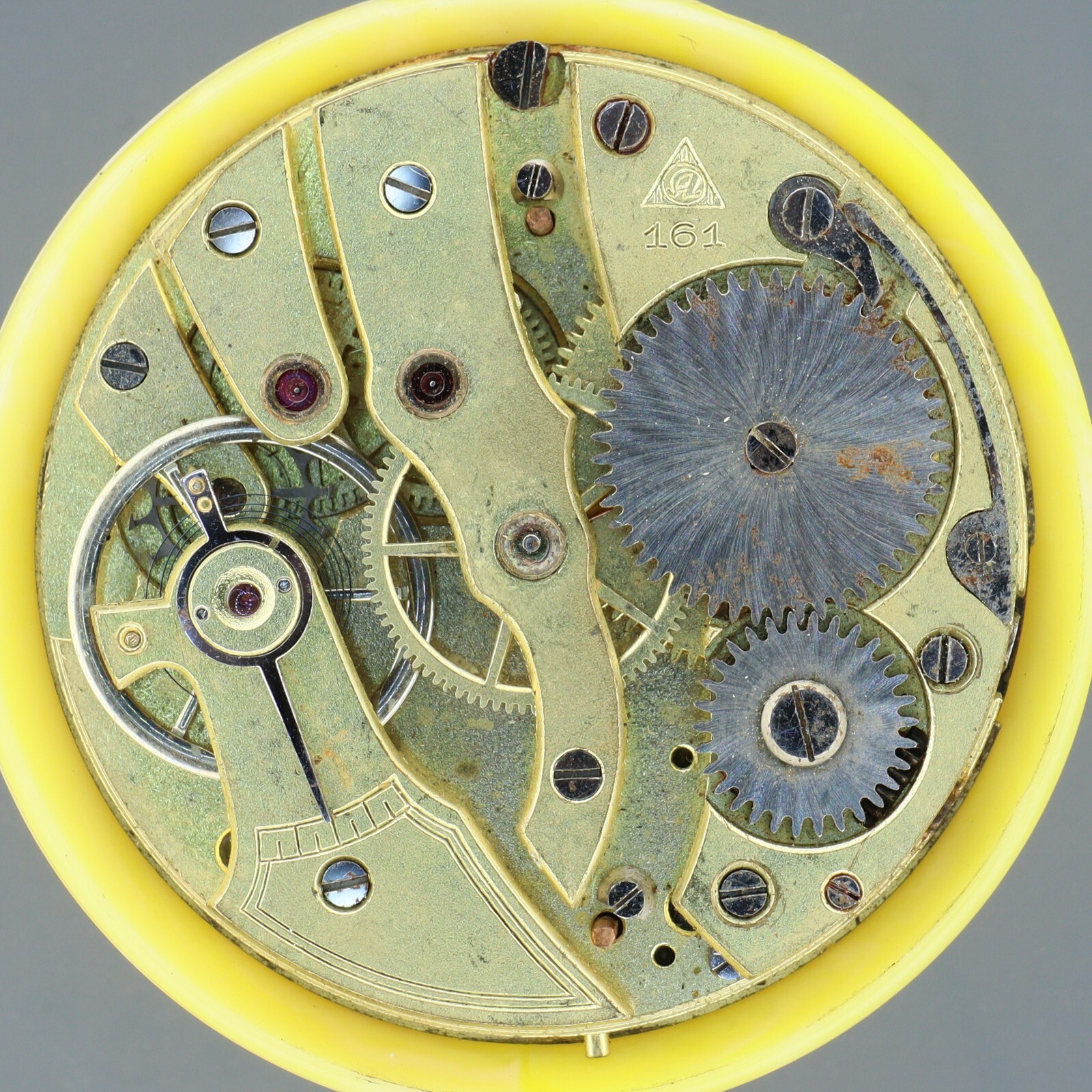 Parts / Repair Alpina 161 Pin Set 10j 18 Lignes Pocket Watch Movement
