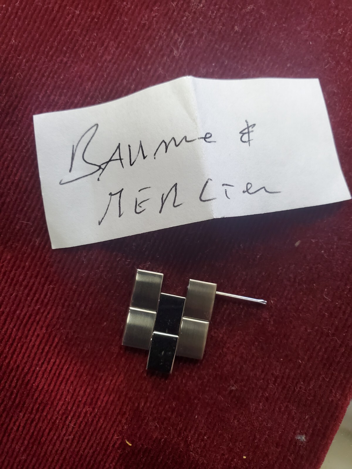 without tags Original Baume Mercier BM 19MM X 6MM STAINLESS STE G1N