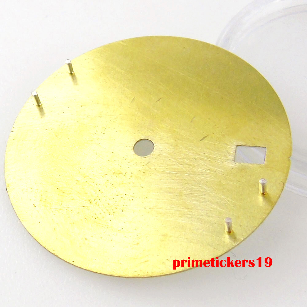 BLIGER 29mm Green White Watch Dial Black Marks Date Luminous Fit NH35 NH36 Movt