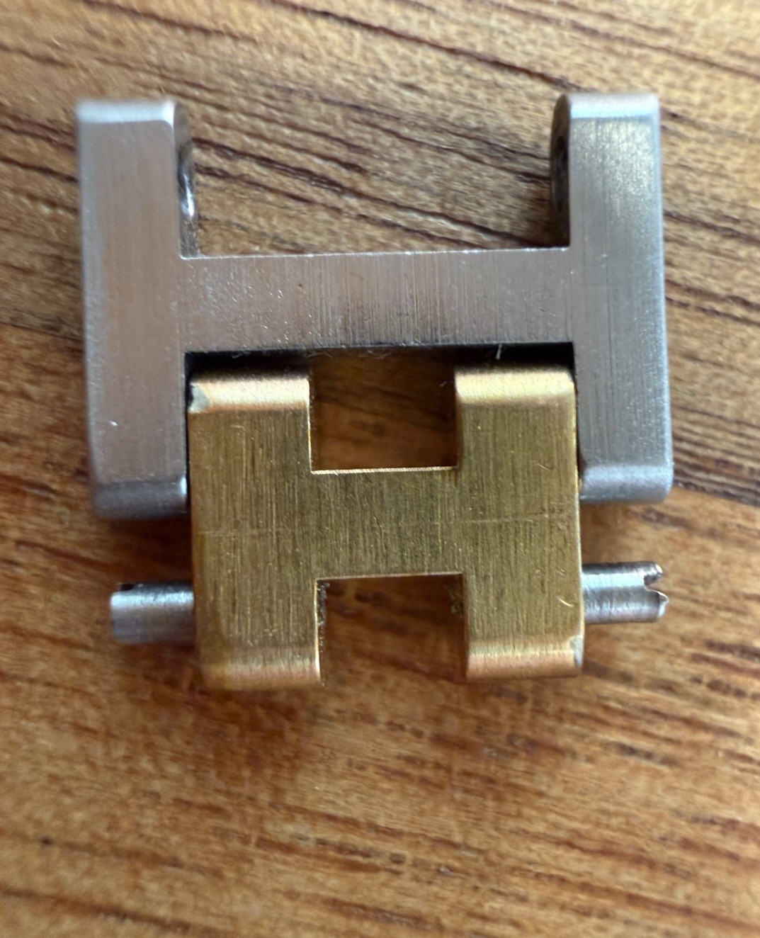 HERMES Clipper 12mm Authentic Link Watch Band Bracelet Parts