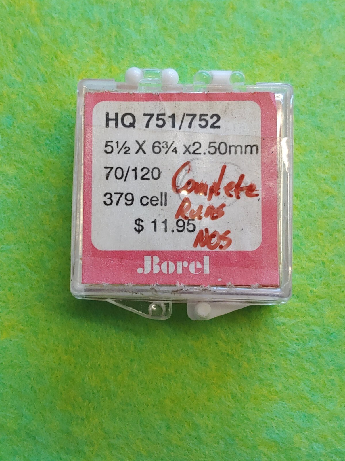 Ronda Harley 752 Quartz Movement. 2 Hands NOS.Set, Runs, Keeps Time 24Hrs.