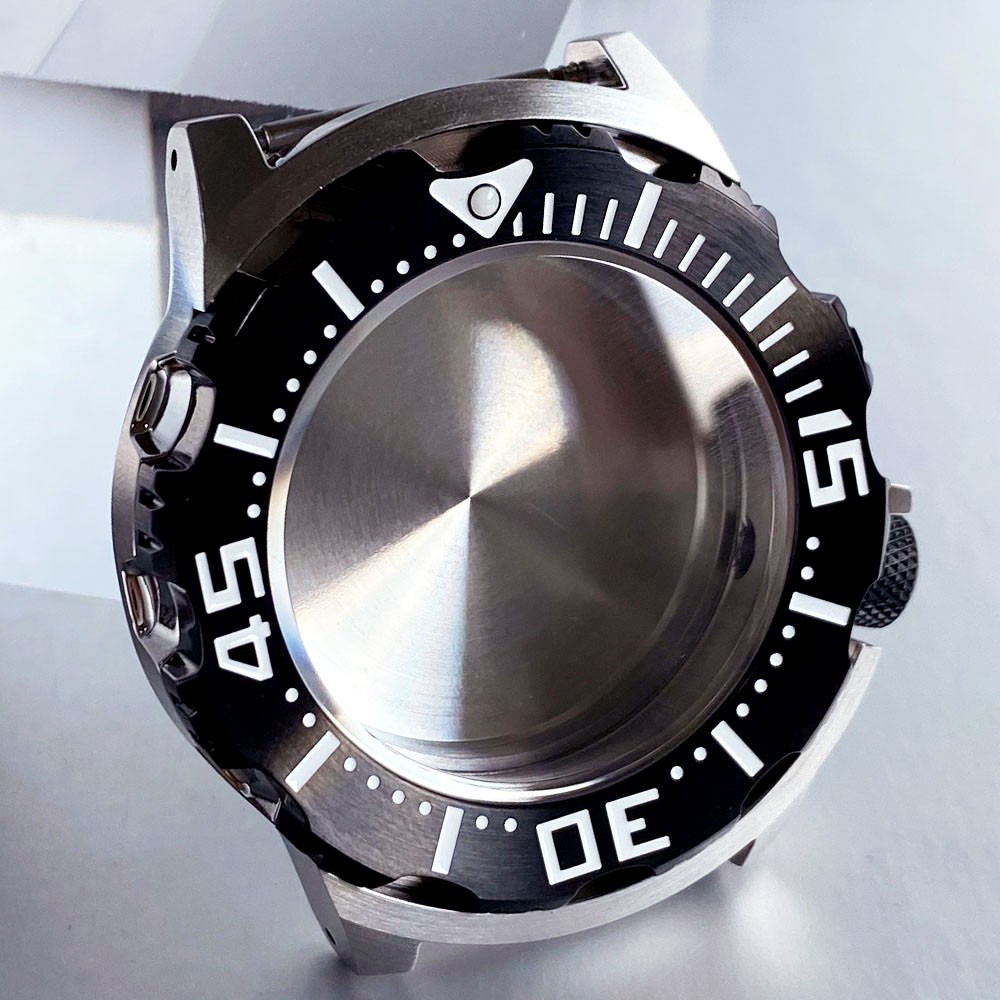 42mm AR Sapphire Crystal Monster Watch Case for NH34 NH35A NH36/ETA2824 Movement
