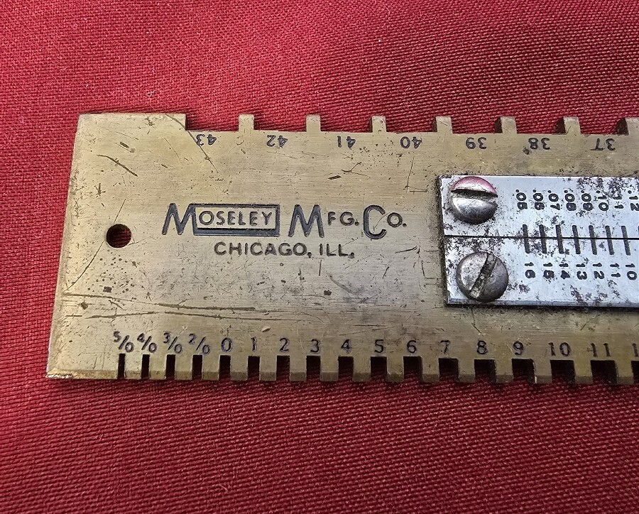 Clockmaker’s/Watchmaker’s Estate Antique Moseley/Dennison Mainspring Gauge