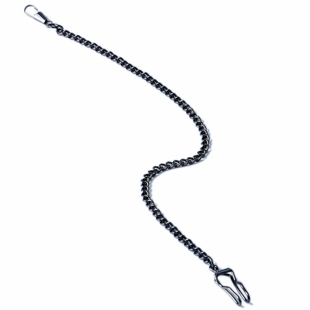 1PCS 38cm Chain Vintage Pocket Watch FOB Bronze/Silver/Gold/Black with Belt Clip