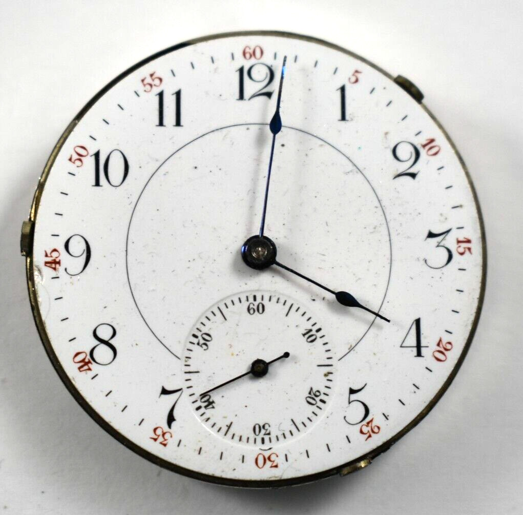 Vintage Unbranded Swiss? Made 12s OF Pocket Watch Movement lot.fj