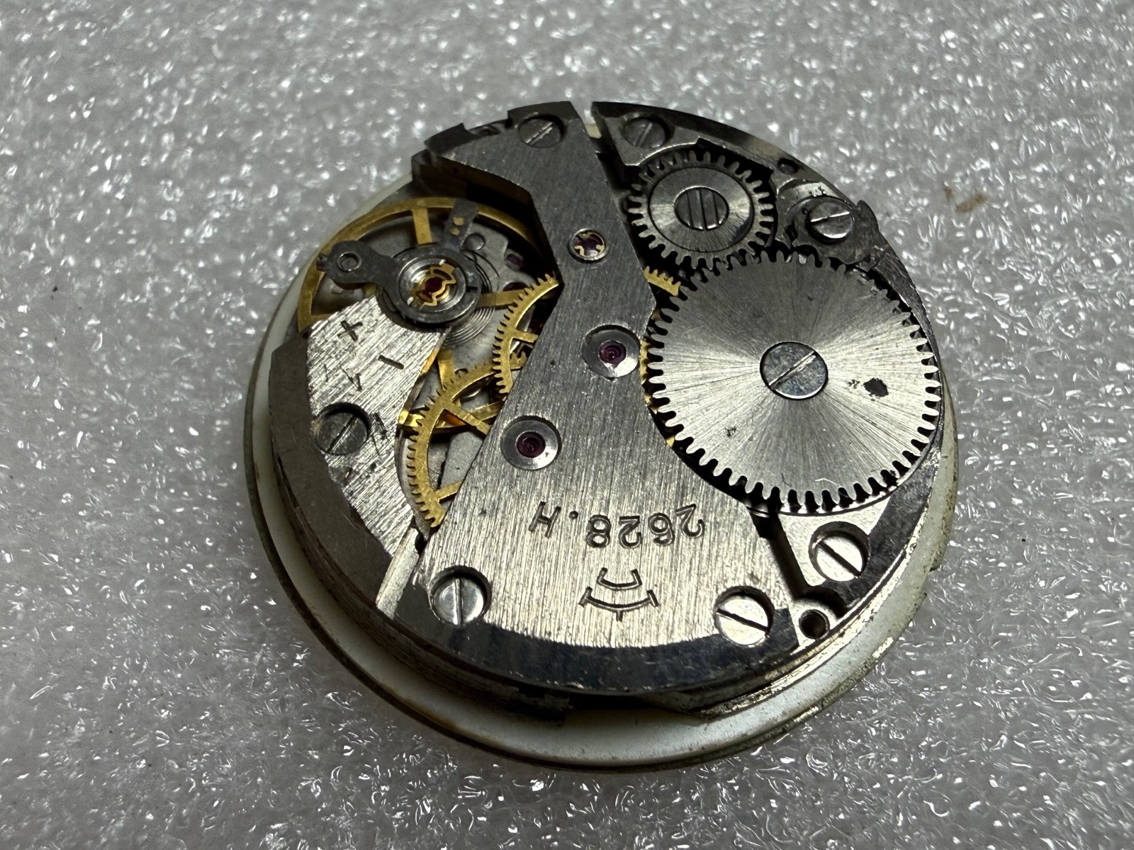 Watch movement USSR Raketa Cal.2628.H. plus Dial. For parts .