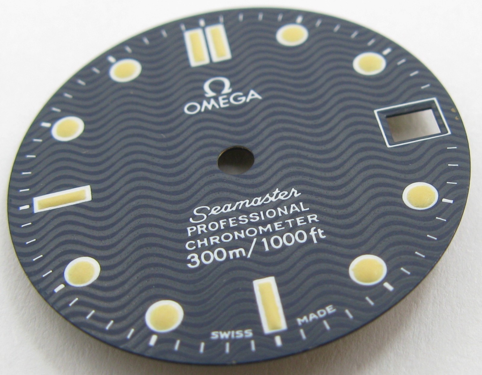 Omega black Dial Seamaster Chronometer Watch 300 m diameter 26 mm