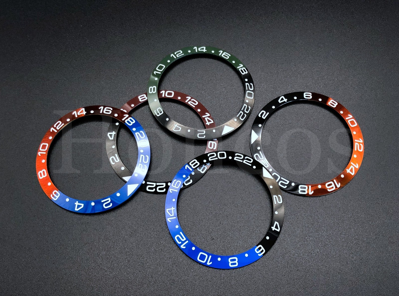 38 mm Ceramic Bezel Insert Ring Fits for Rolex 40mm GMT Master II SUB Watch Mod
