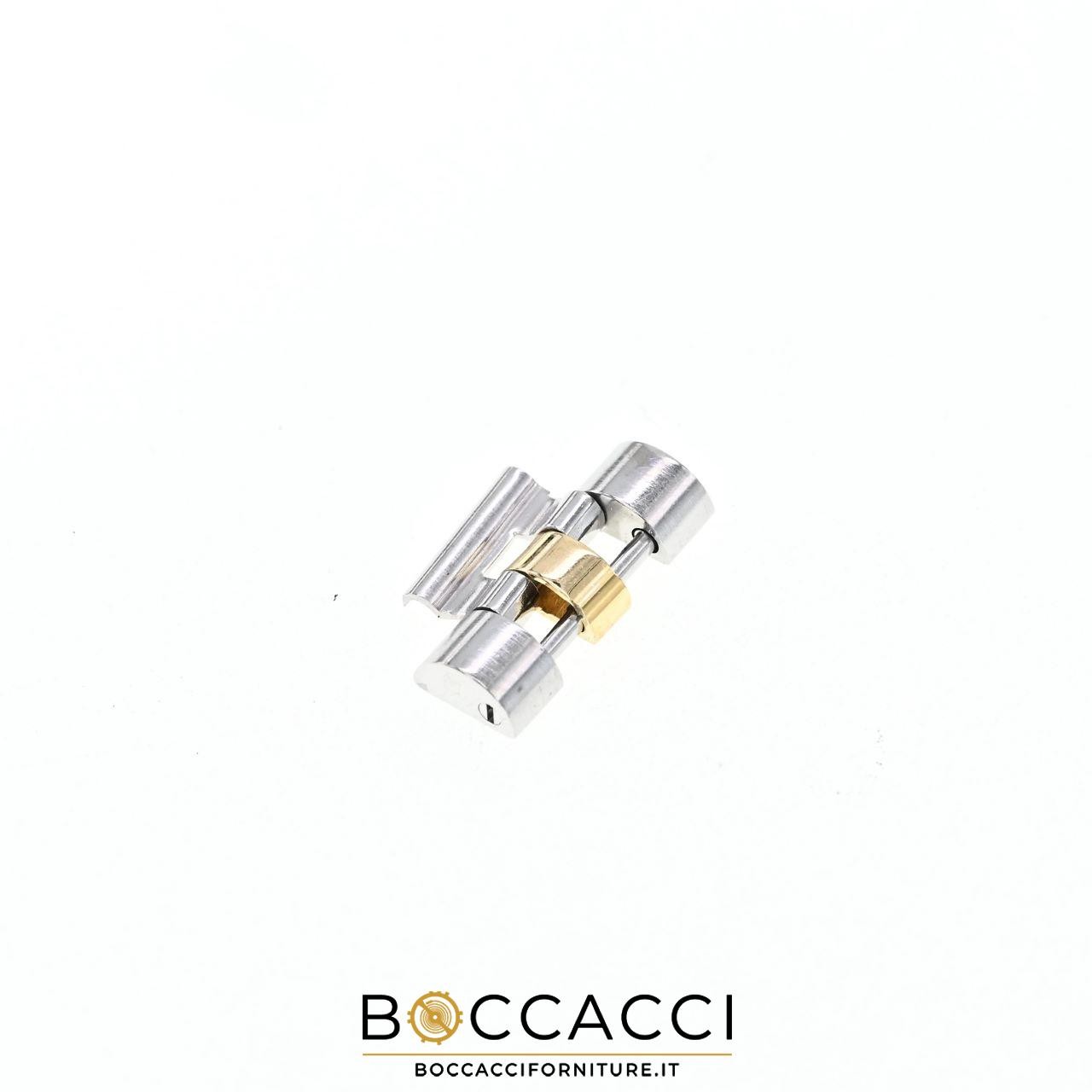 ROLEX First Jubilee Jersey Steel and Gold 15.5mm for 62523, Broken Attachment (USED)
