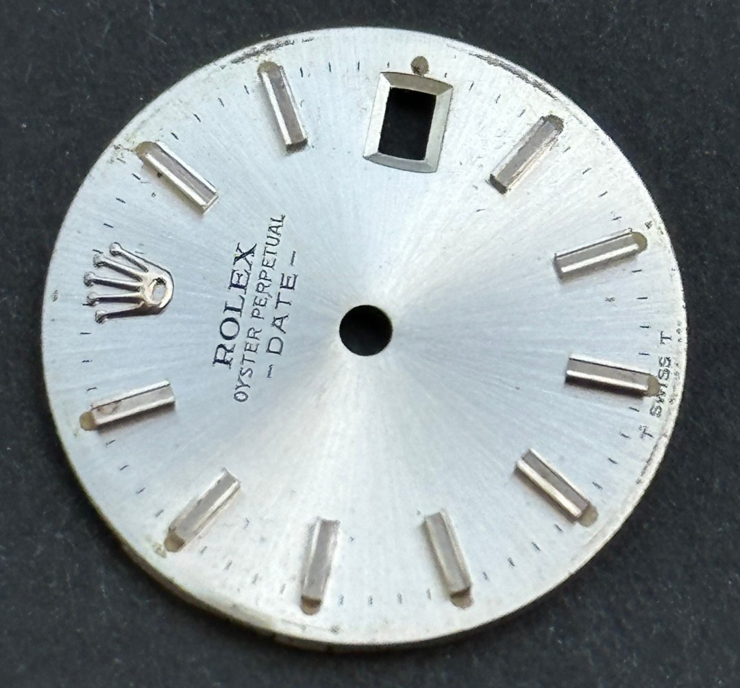 Vintage Rolex Oyster Perpertual Date Watch Dial For 26mm Case 6517 6519 6917