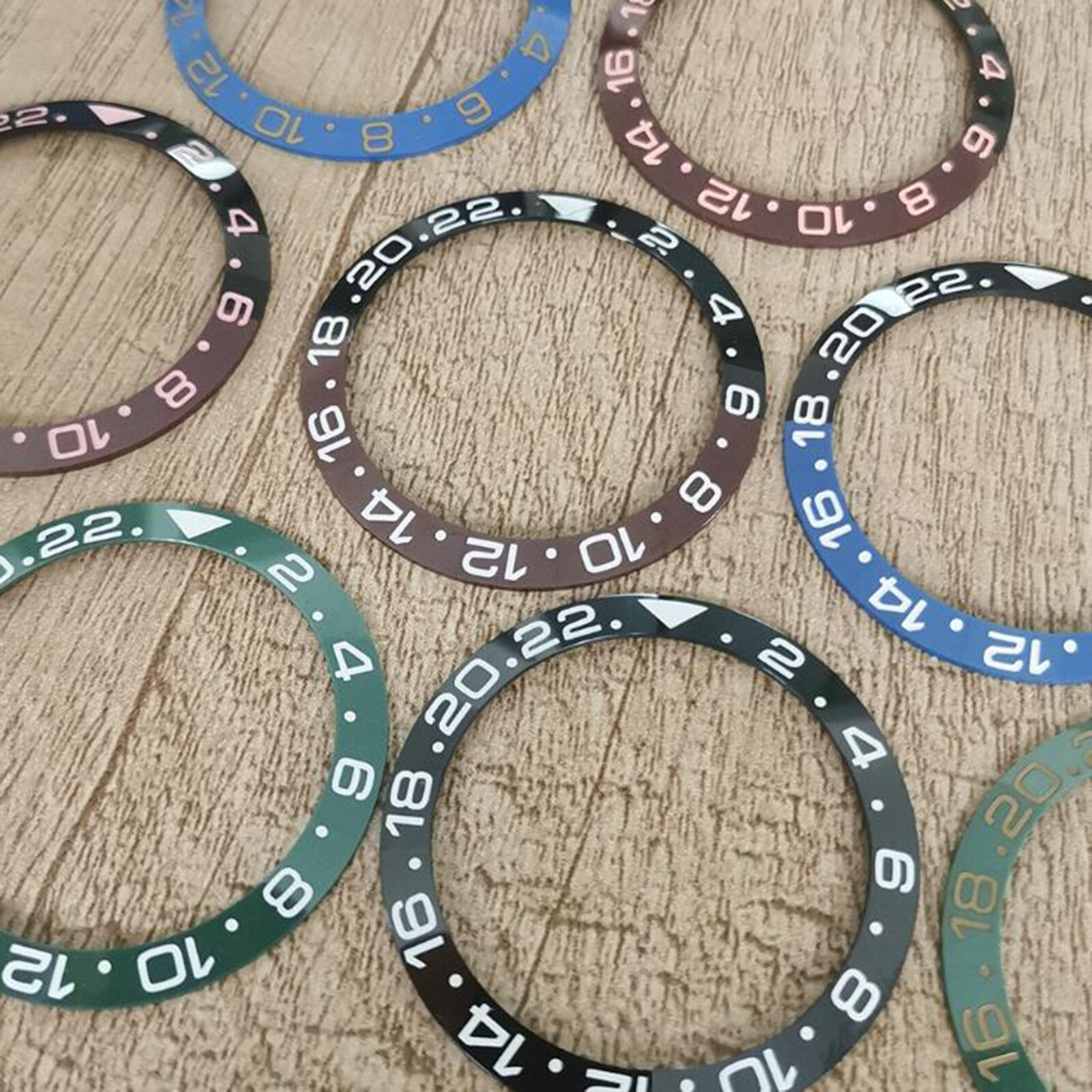 GMT Ceramic Watch Bezel 38MM Inner Diameter 30.5MM for Our 40MM SUB Watch Case