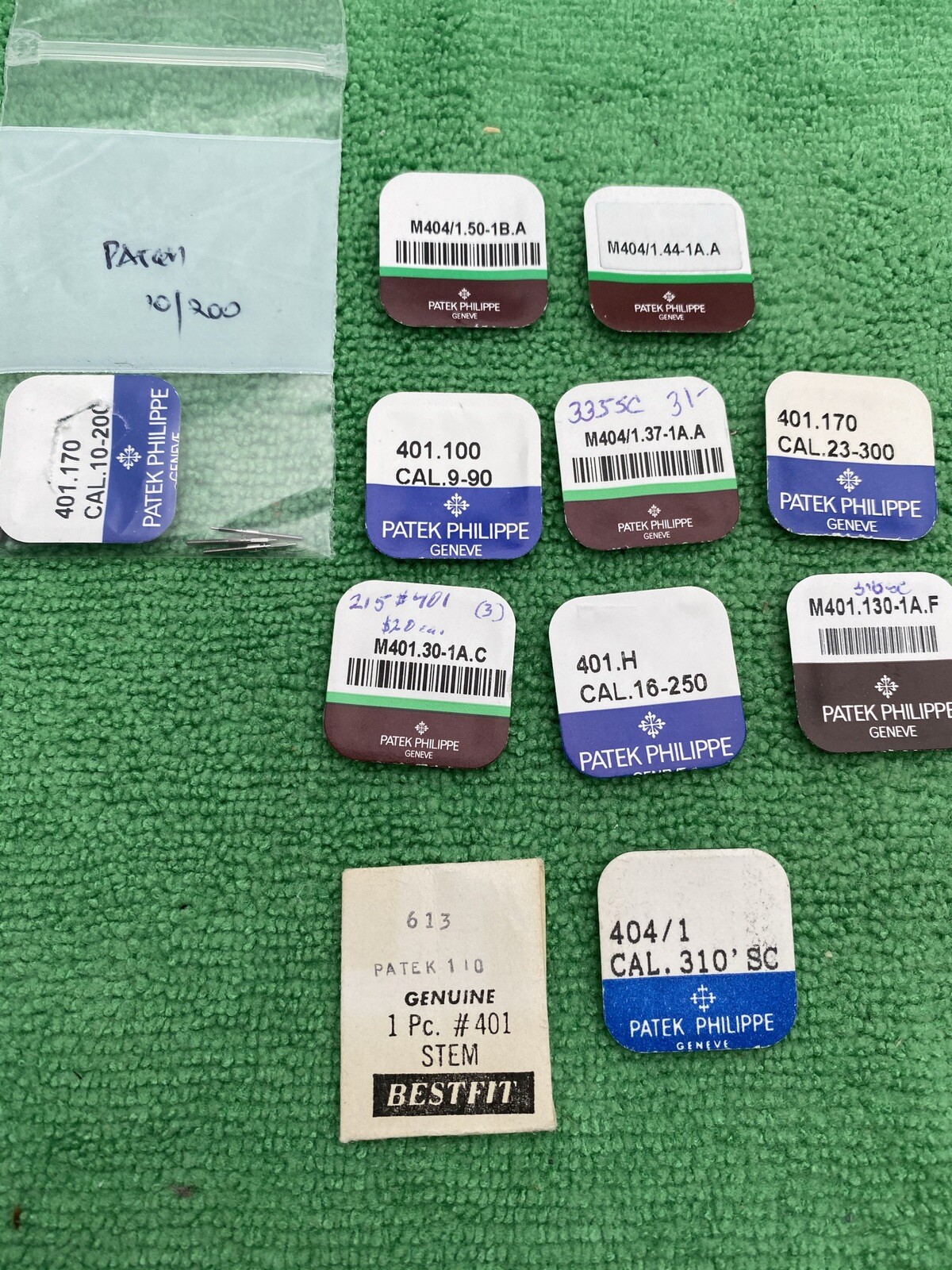Patek Philippe 401 & 404 Genuine Stem Various Calibers