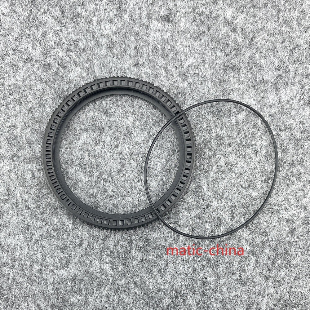 Coin Edge Silver Polished Finish 316L Stainless Steel Bezel SKX007/SKX175/SRPD