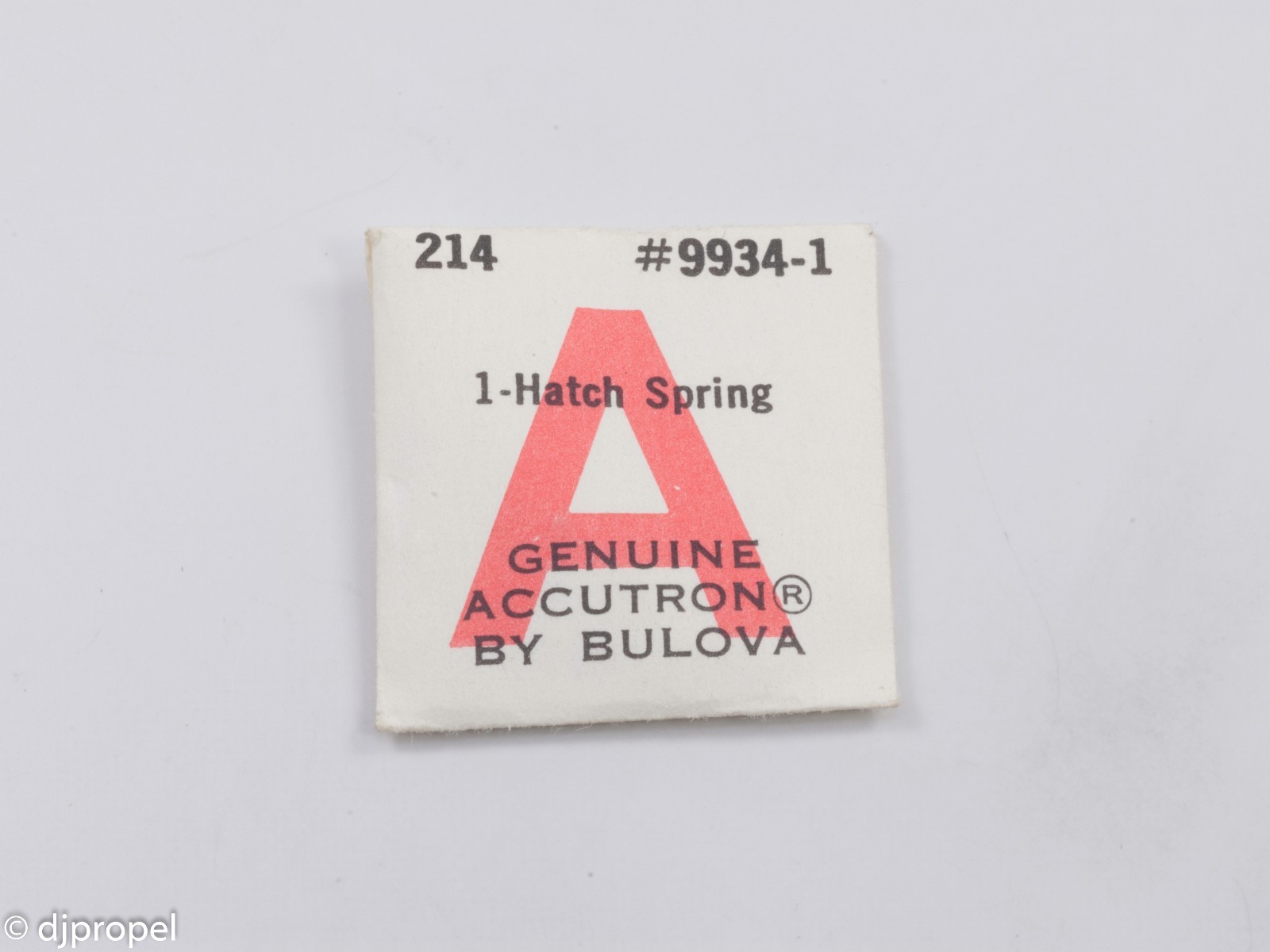 Vintage ORIGINAL Bulova Accutron 214 Part 9934-1 Hatch Spring