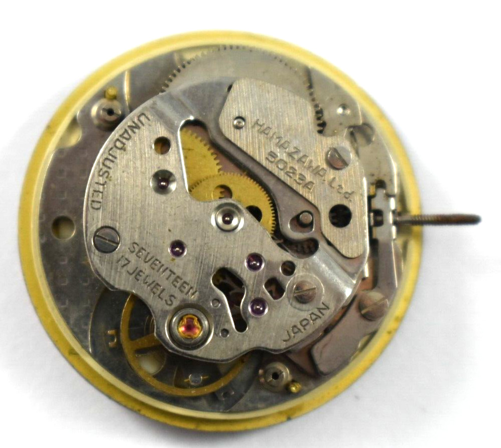 Vintage LeGant QS Manual Wind 17J Calendar Wrist Watch Movement lot.qa