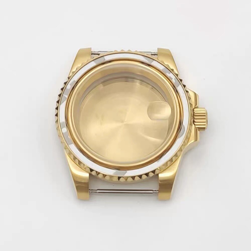 40mm Stainless Watch Case Sapphire No Bezel for NH35 NH36 Movement 28.5mm Dial