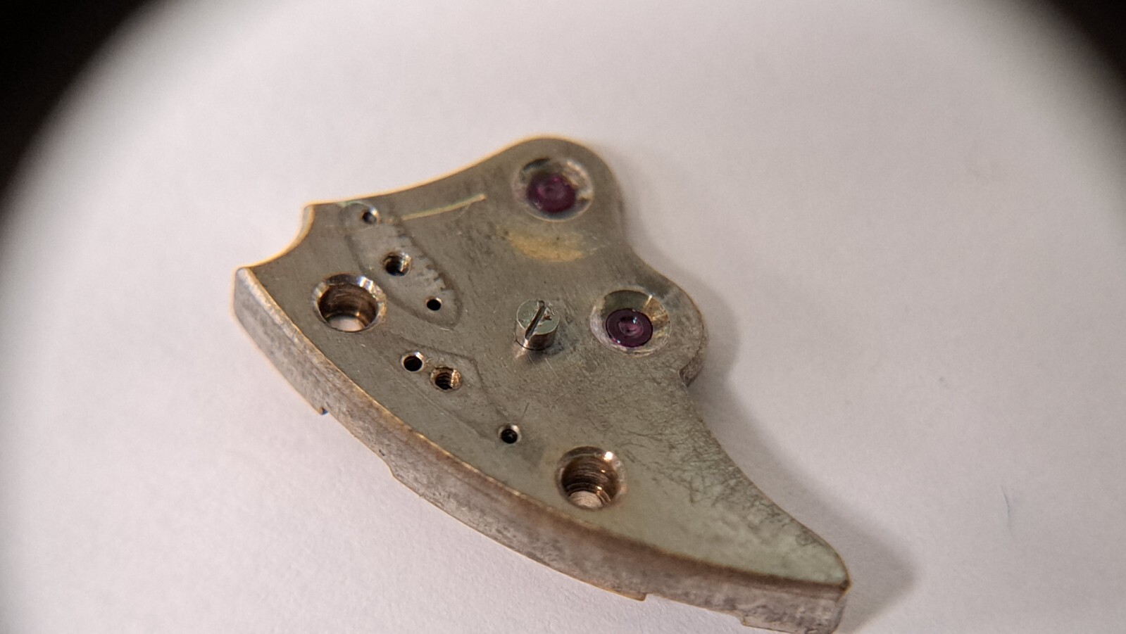 genuine Valjoux cal 24 bridge and 2 screws-Wakmann Breitling Military for repair