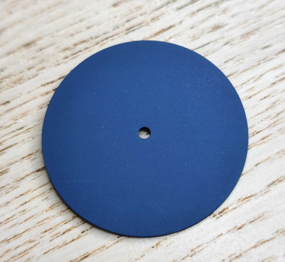 Watch Dial blue 28.5mm Round 762 – x2 dials per buy