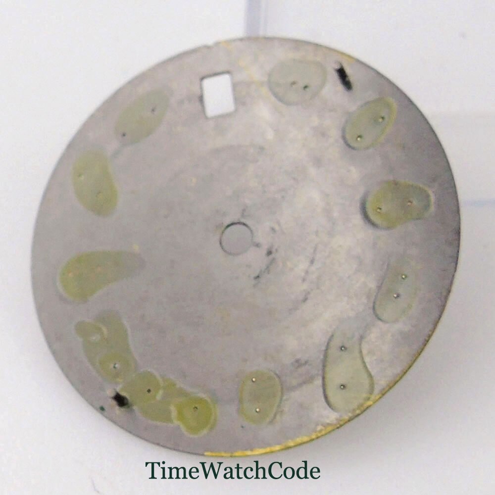 29mm Gray Sunburst Watch Dial Face Accessories for NH35 NH36 Automatic Movement
