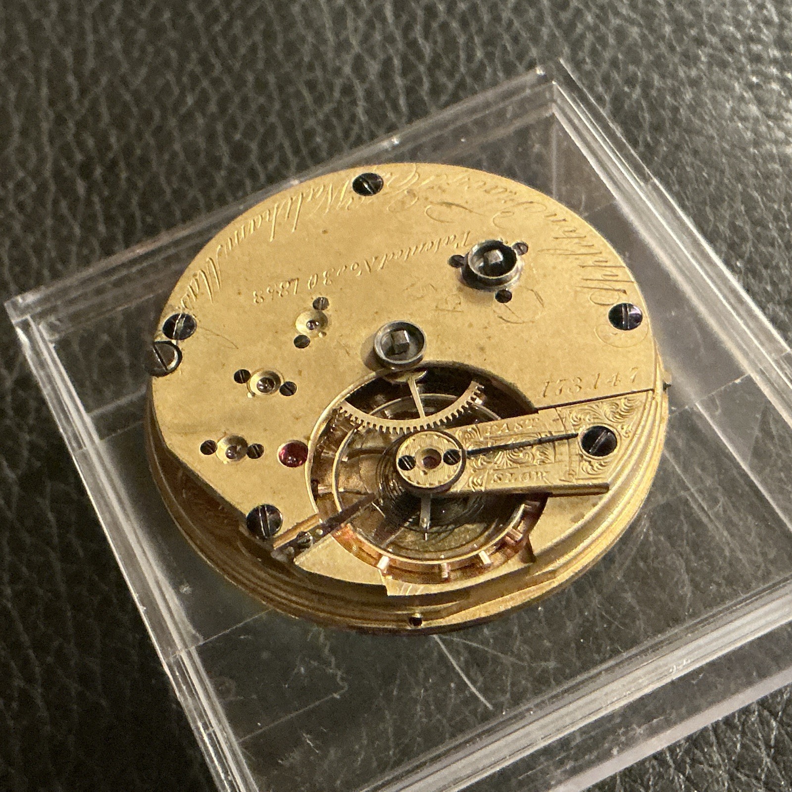 RARE AMERICAN WATCH CO., APPLETON TRACYMODEL 1861, 10S 15J, MADE 1866, WORKS!