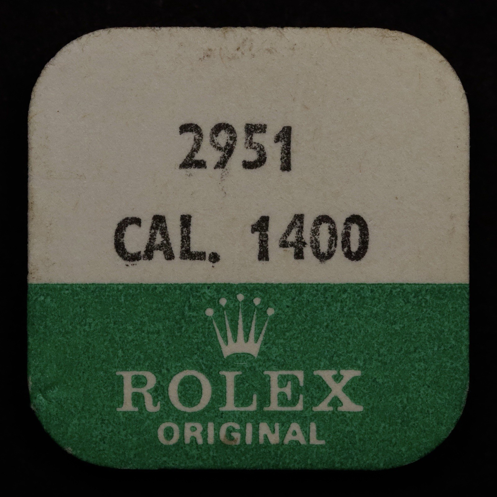 Original Rolex Spare Part # 2951 Cal. 1400 Crown Wheel Core. Sealed NOS