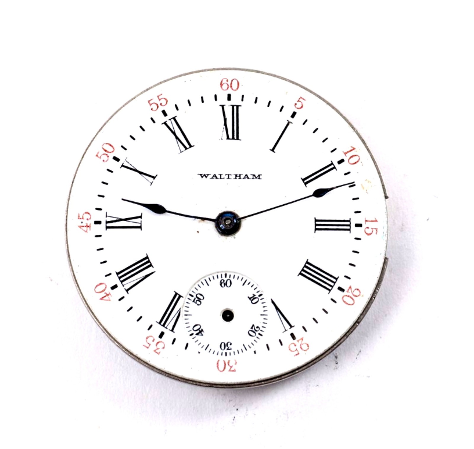 Waltham Pocket Watch Seaside Hunt Movement 0 Size 7Jewel-GS-151