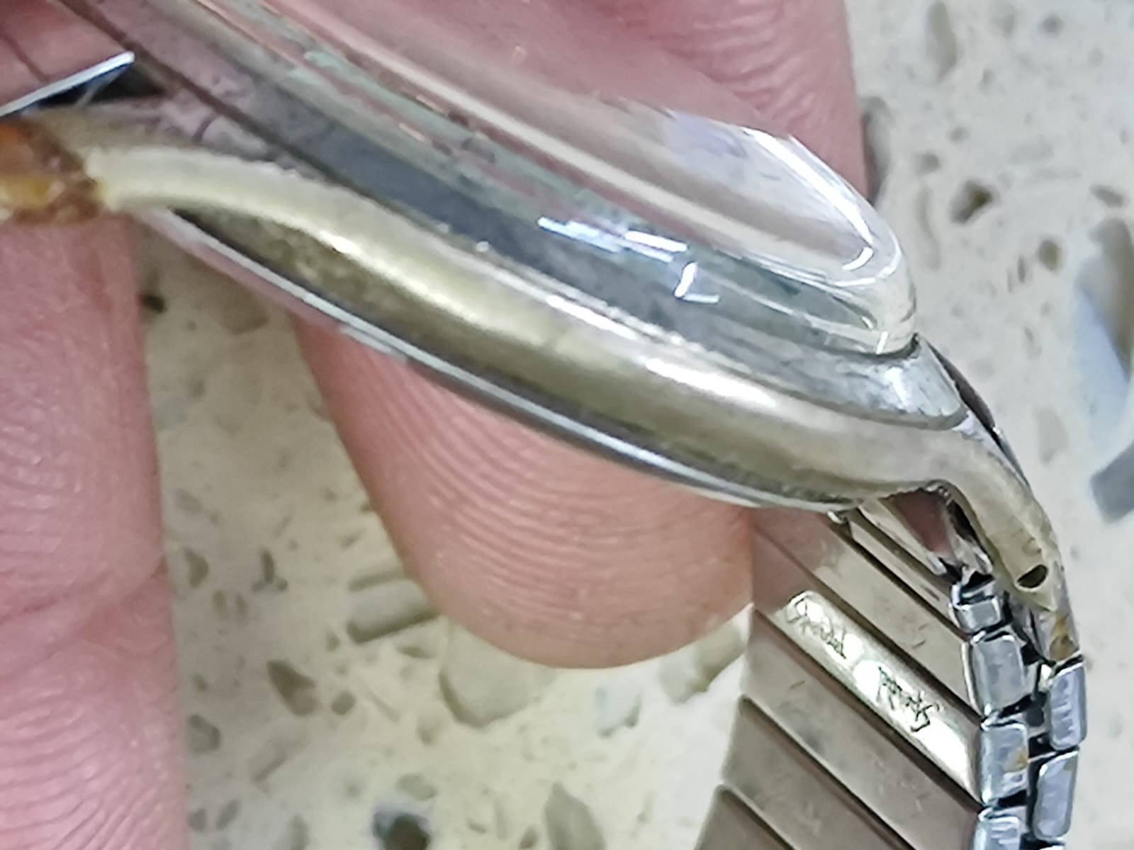 1950 DOXA Antimagnetic Mens watch 34mm Working Speidel band Cal 1/2 1147