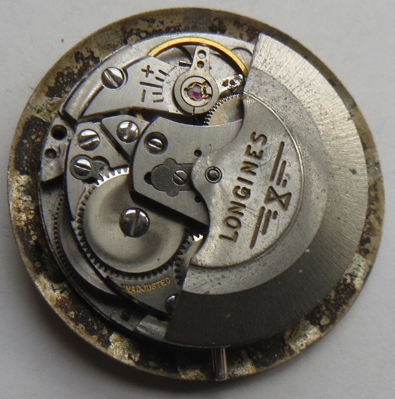 Longines Admiral automatic date mens wristwatch movement & dial cal. 506
