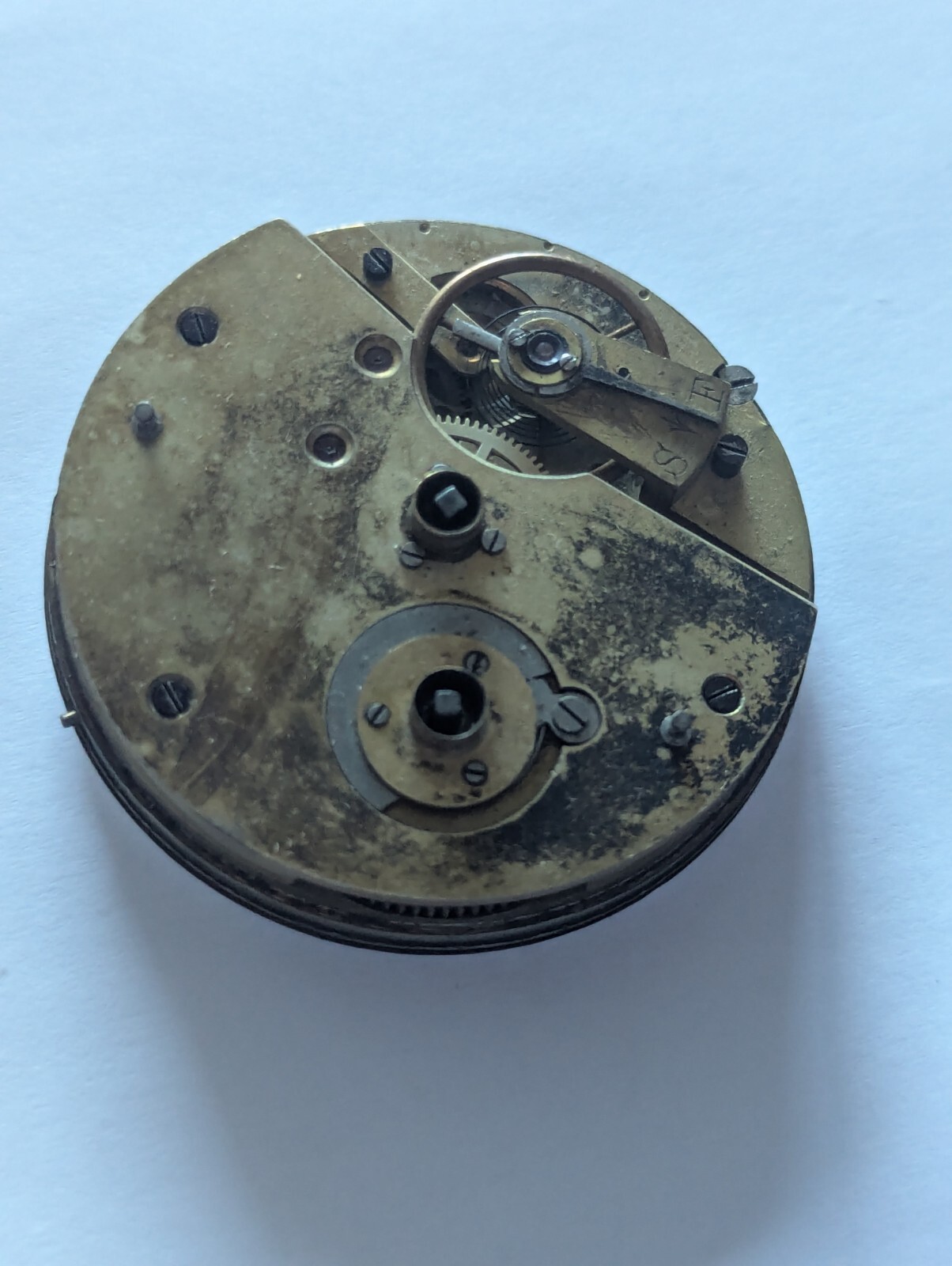 Vintage Fattorini & Sons Pocket Watch Movement (Runs)