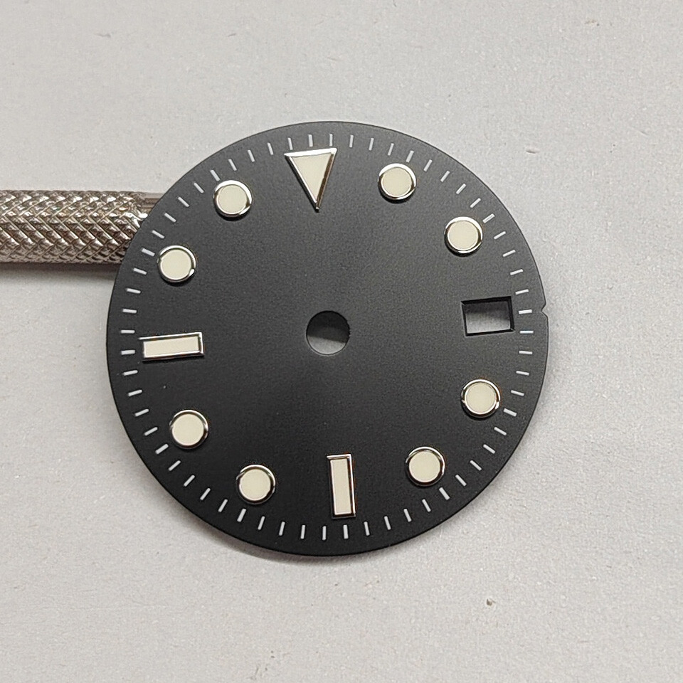 29MM Sunburst Dial No Logo GMT Dial Green Luminefor Japan NH34 Movement
