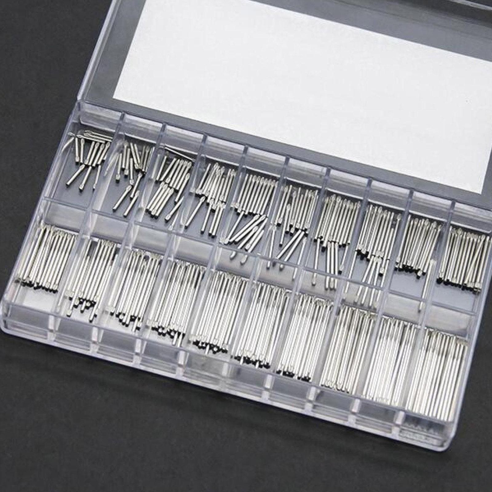 300Pcs 1.0mm Single End Assorted Knurled Watch Band Bar Bracelet Link Pin dd