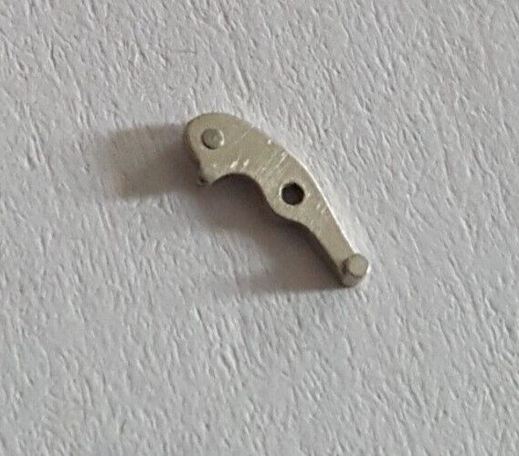 Bulova Caliber 8AH Part Number 25 Ebauche Number 443 (Setting Lever)