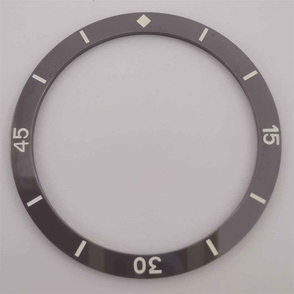38mm Green Luminous Ceramic bezel Insert For 40mm Watch Case Repair Parts