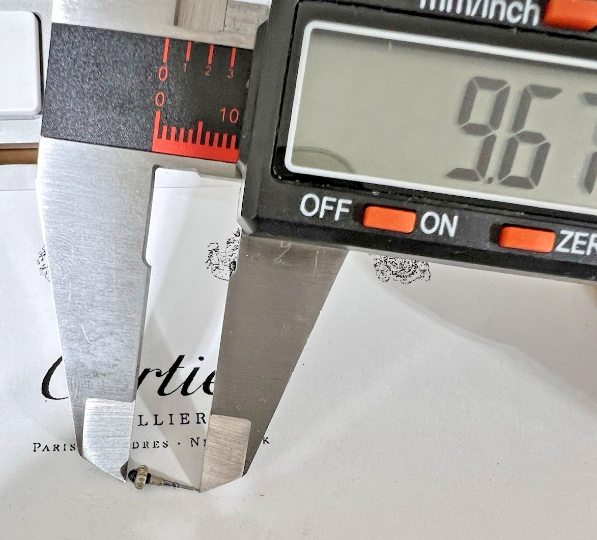 Cartier Watch Crown Must Etc WOMEN’S 18k White Gold 3.13mm Complete Swiss Made