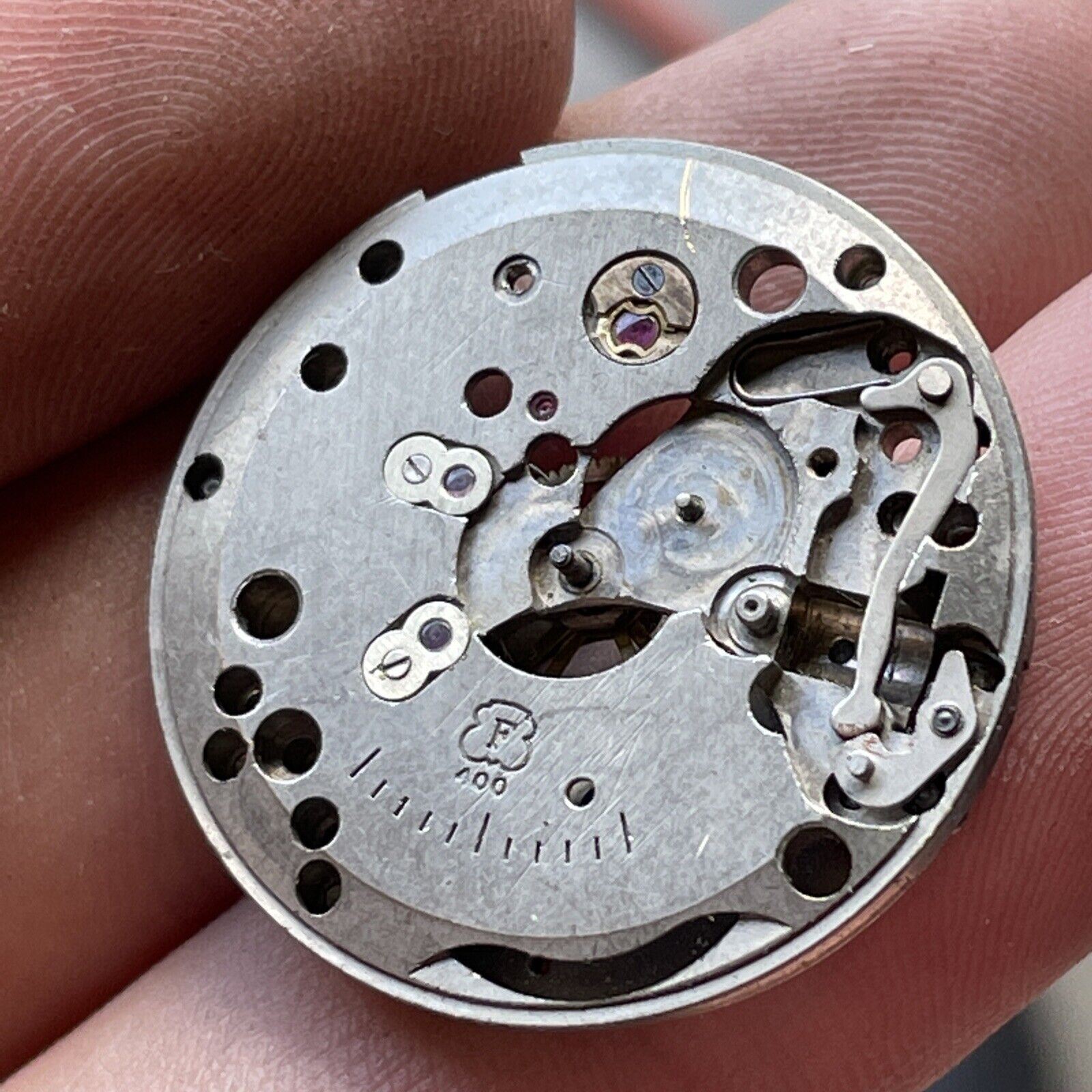 Vintage Schwarz-Etienne Seventeen Jewel Unadjusted Movement
