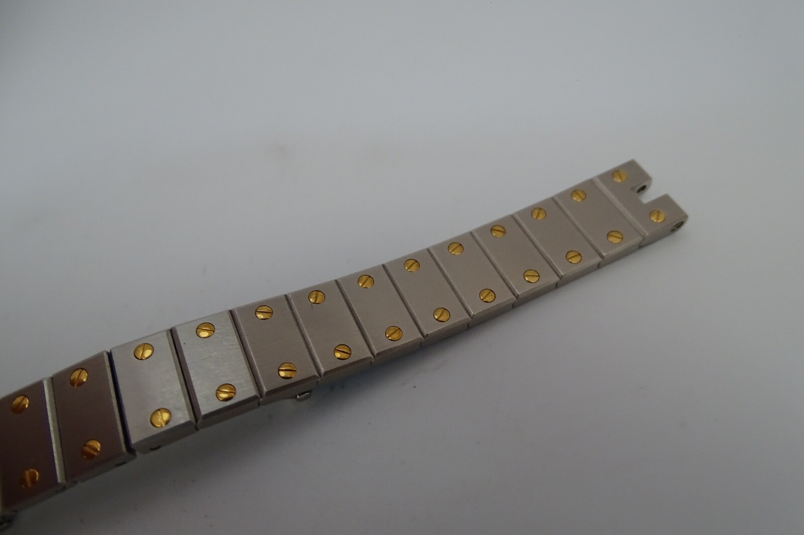 Cartier Santos Ronde 18k Gold & S. Steel Bracelet Original 12mm