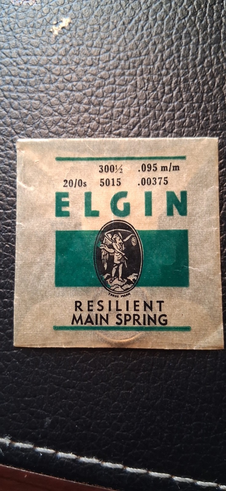 Elgin Factory Resilient Mainspring No. 5015 300 1/2