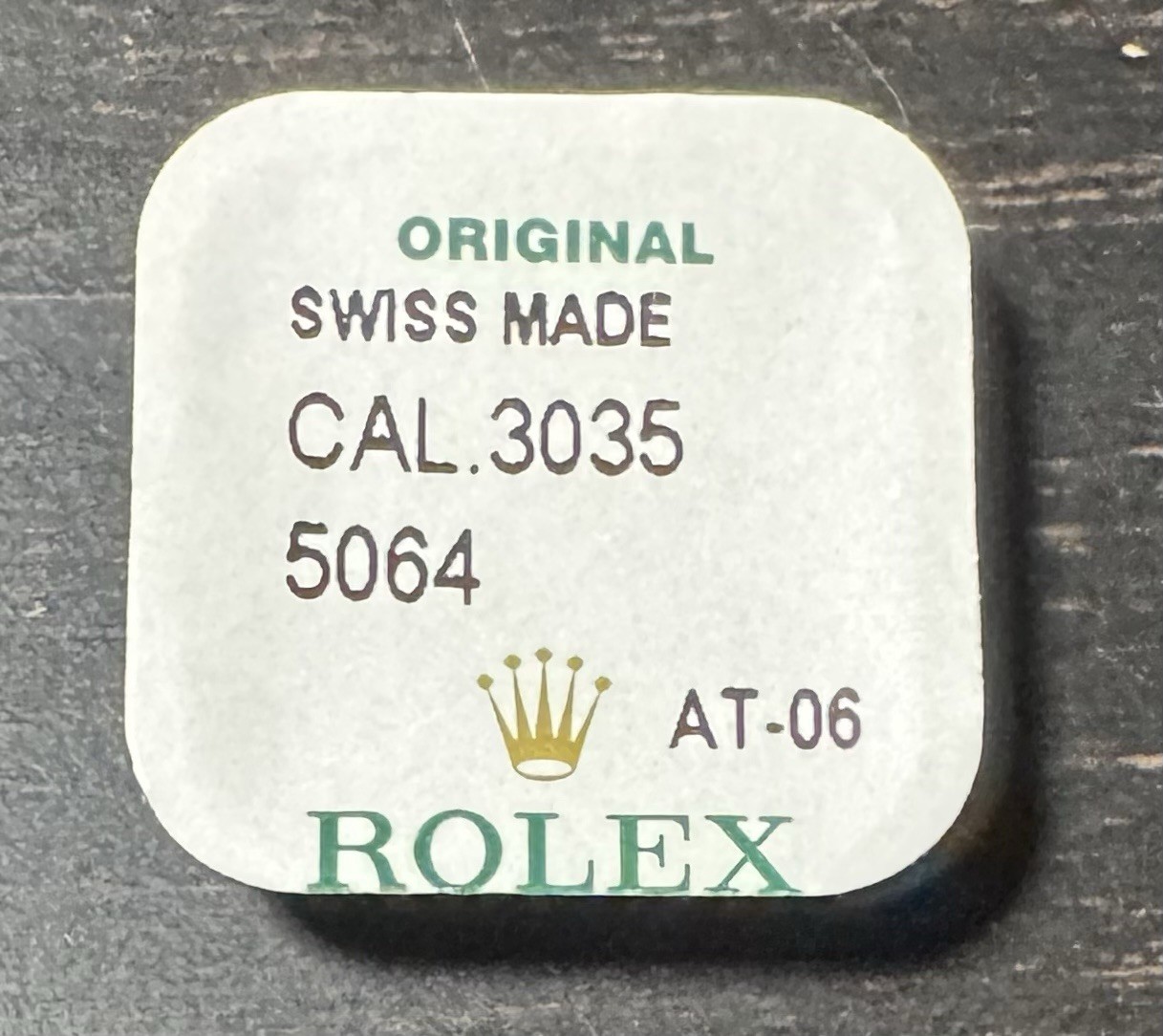 Rolex Cal. 3035 Part 5064 Axle For Weight