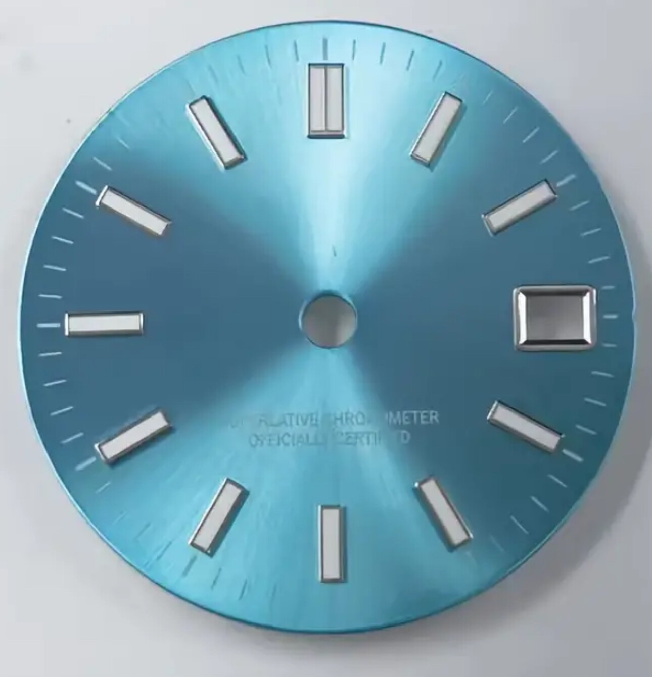 29mm Sunburst pattern Watch Dial Green Luminous for NH34/35/36 Movement