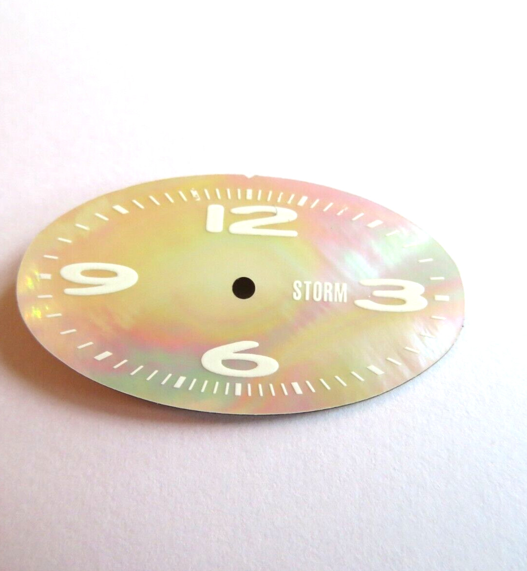 Replacement Part Dial STORM AERO Mother of Pearl White