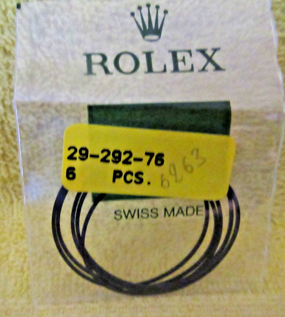 GENUINE ROLEX 6263 CASE BACK GASKETS.PART # 29-292-76. PER ONE GASKET ONLY