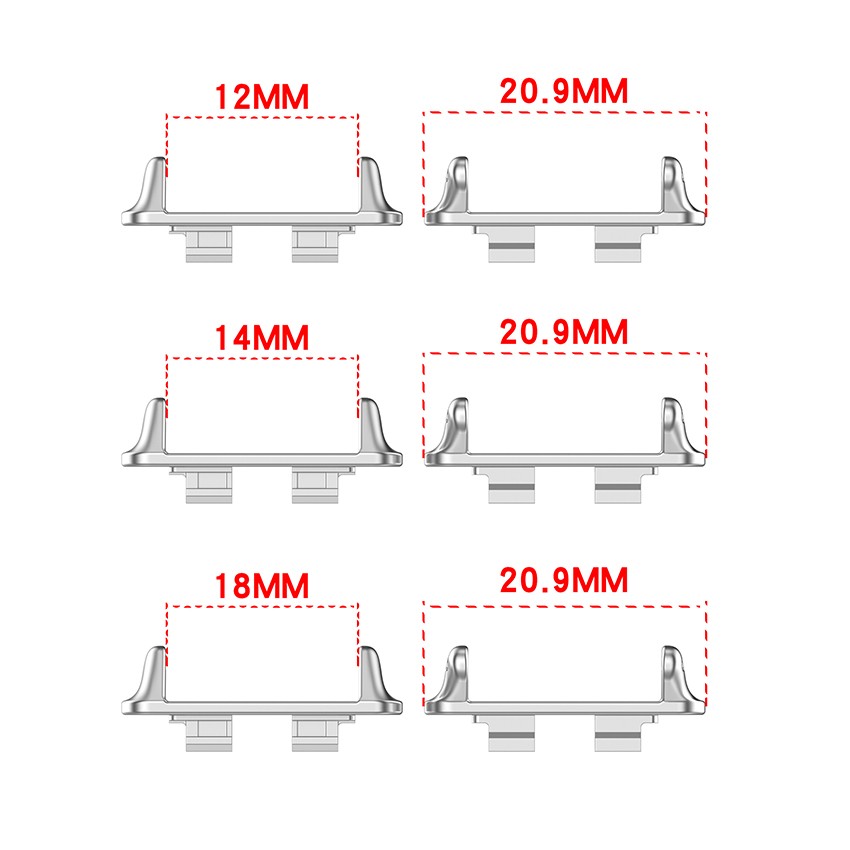 2x Head Grain Adapter Band Connector for Huawei Band 11/11 NFC/11 Pro/11 Pro NFC