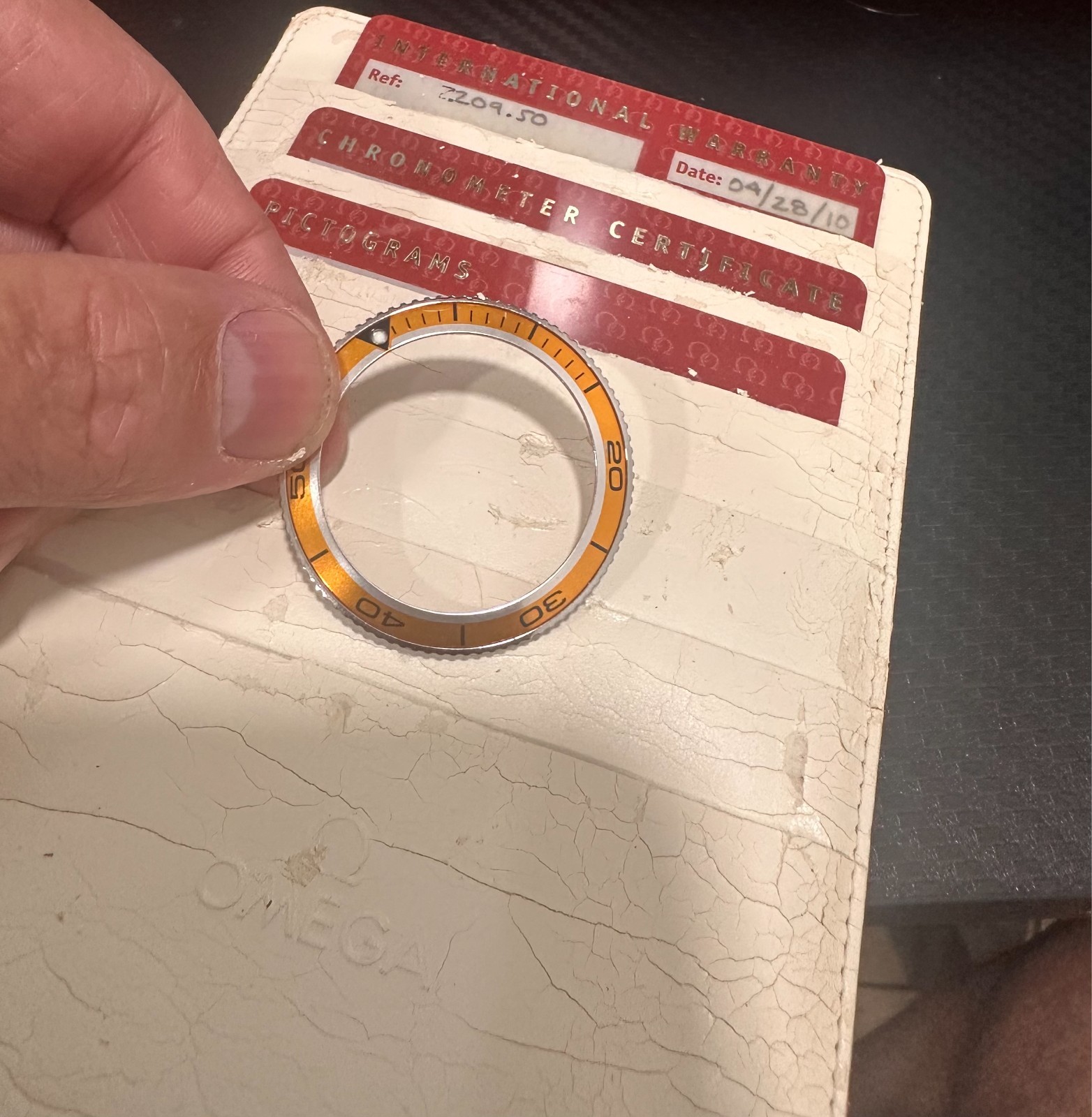 Omega Seamaster Planet Ocean Orange Bezel Cal 2209.50