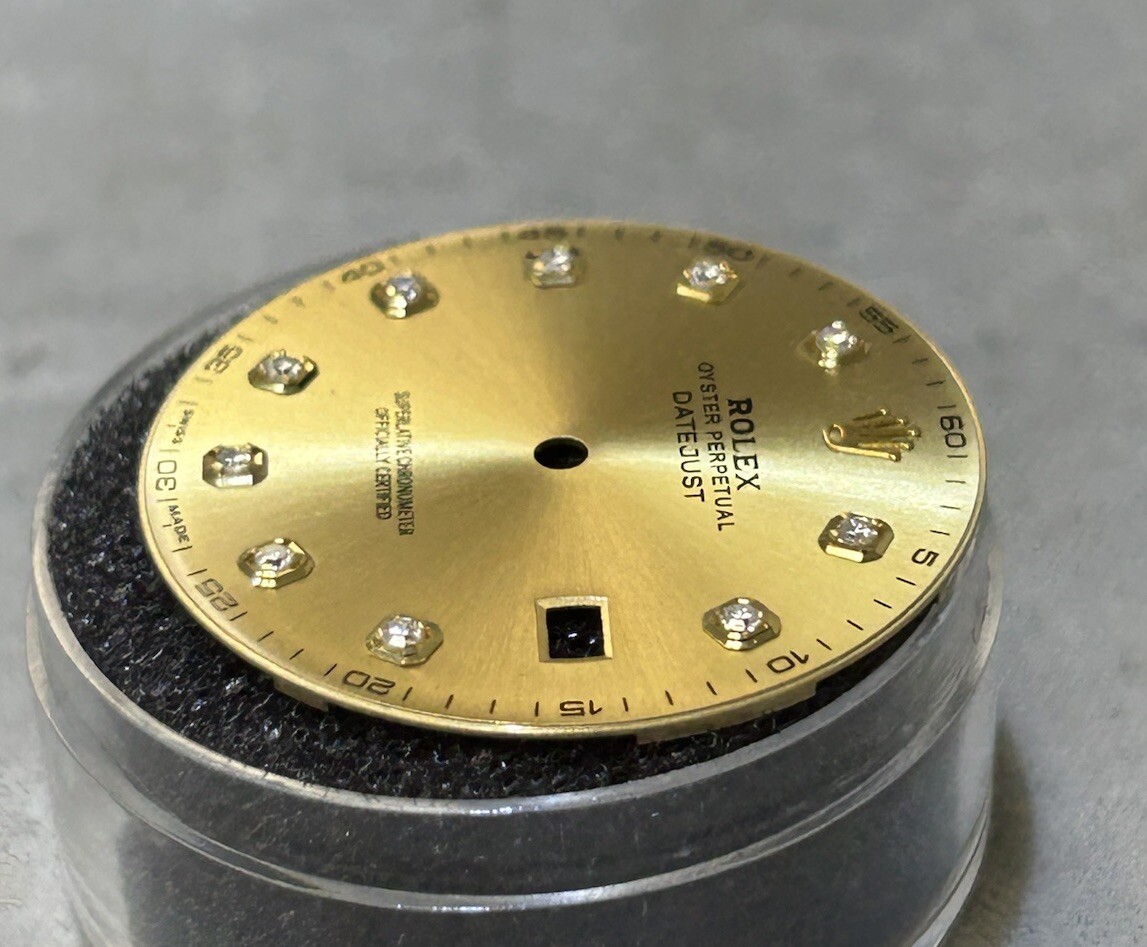 Rolex 41mm Datejust Custom Champagne Diamond Dial For Models 126333 & 126303